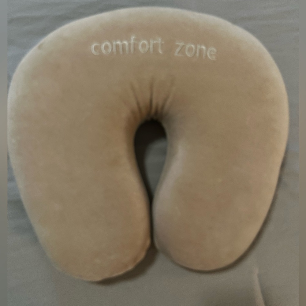 Comfort Zone Tan Neck Pillow